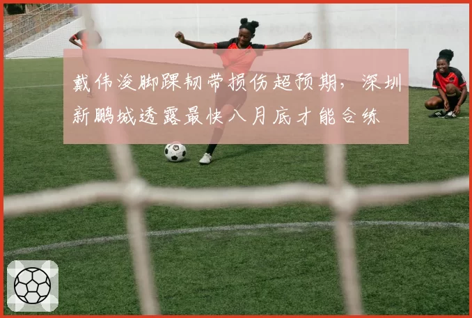戴伟浚脚踝韧带损伤超预期,深圳新鹏城透露最快八月底才能合练